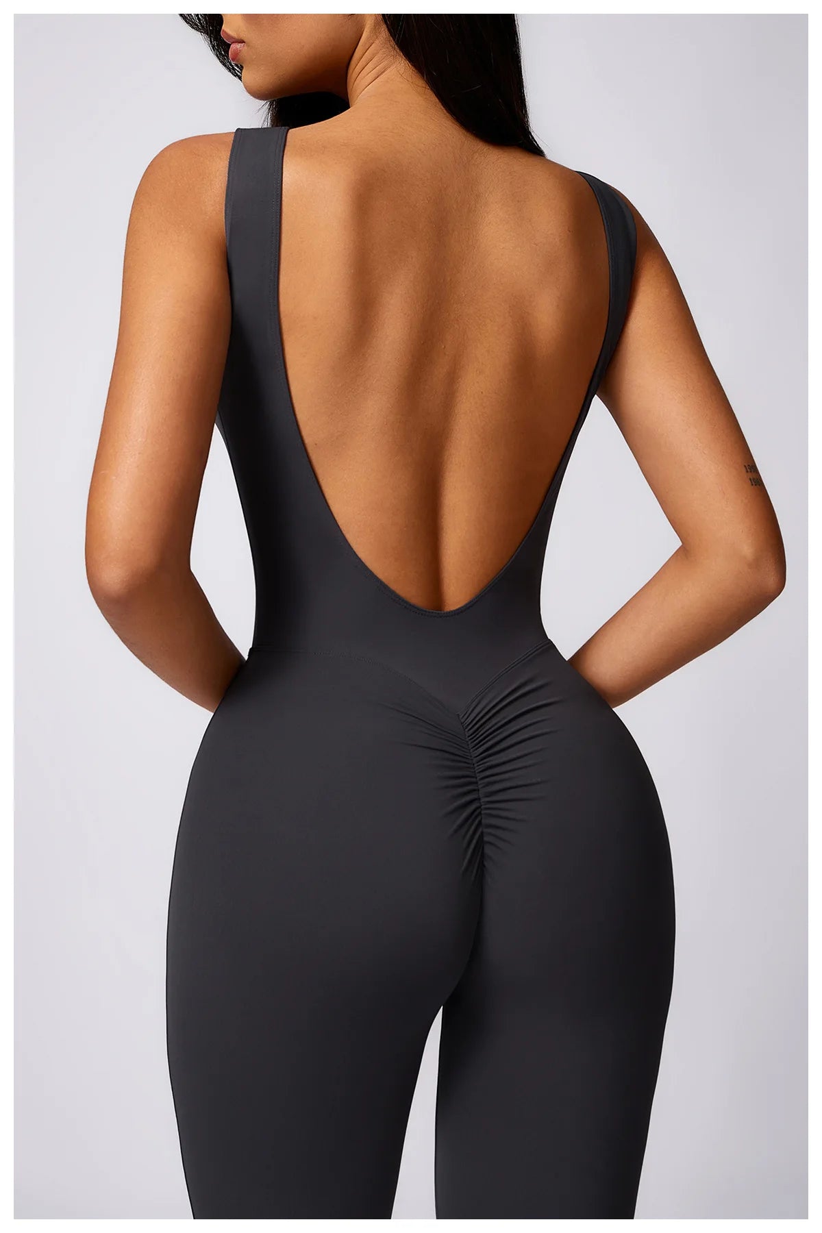 Women's Stretch V-Back Sports Jumpsuit