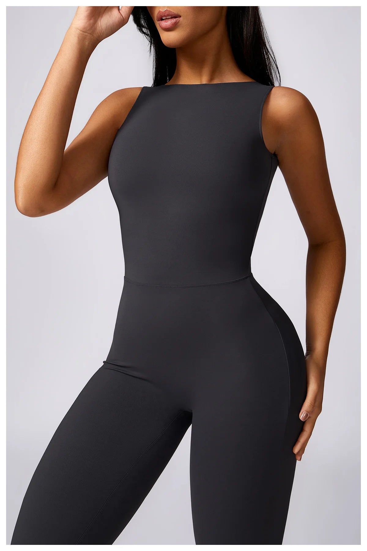 Women's Stretch V-Back Sports Jumpsuit