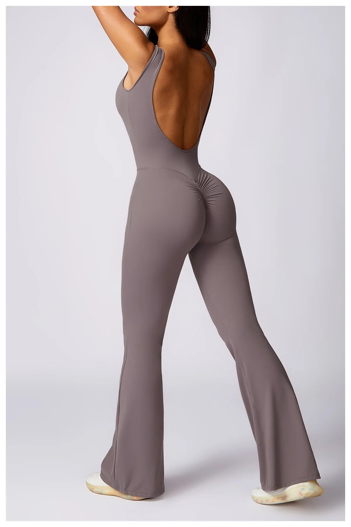 Women's Stretch V-Back Sports Jumpsuit