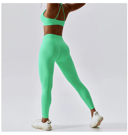 Women's Seamless High-Waist Workout Set