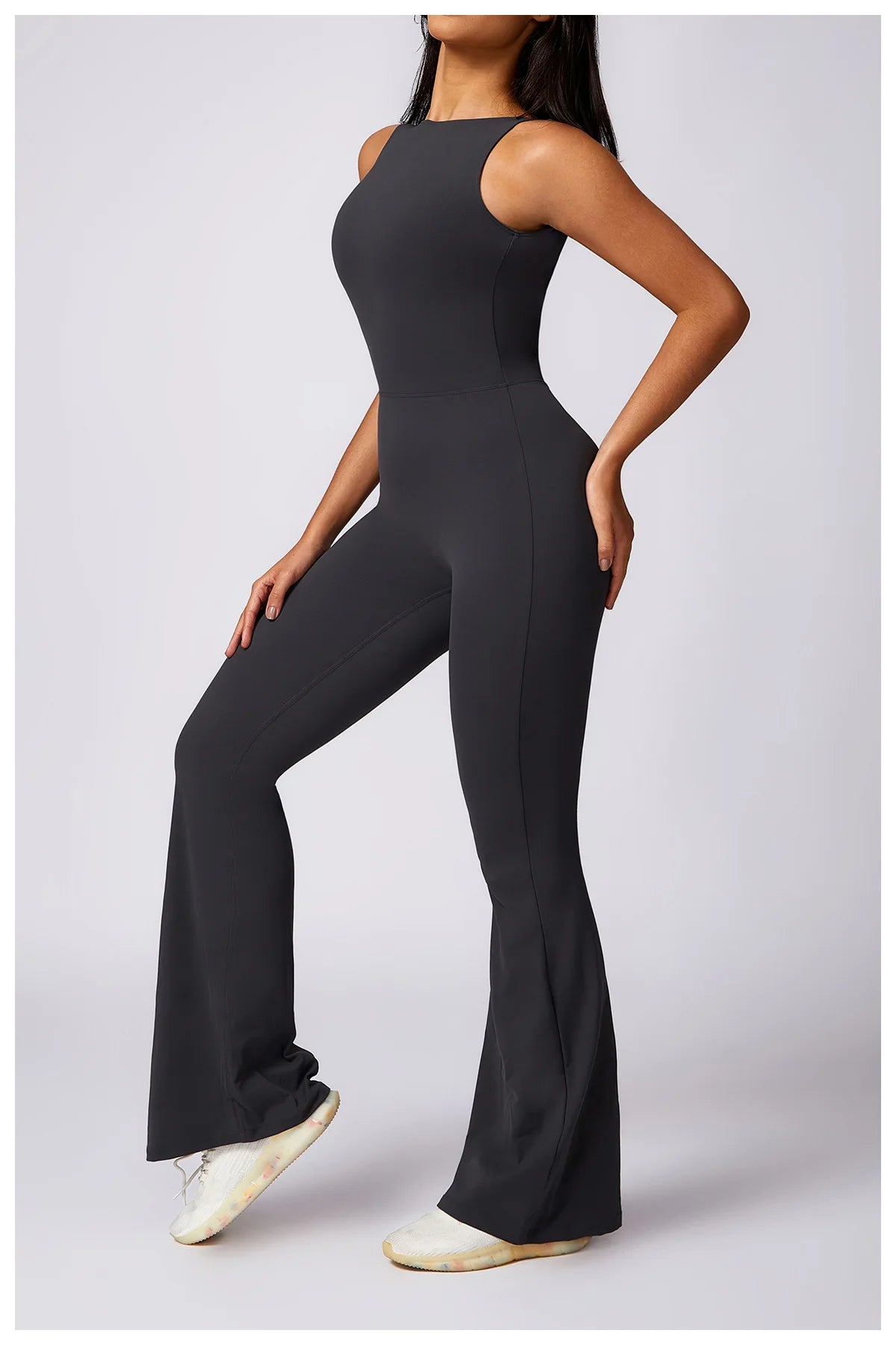 Women's Stretch V-Back Sports Jumpsuit