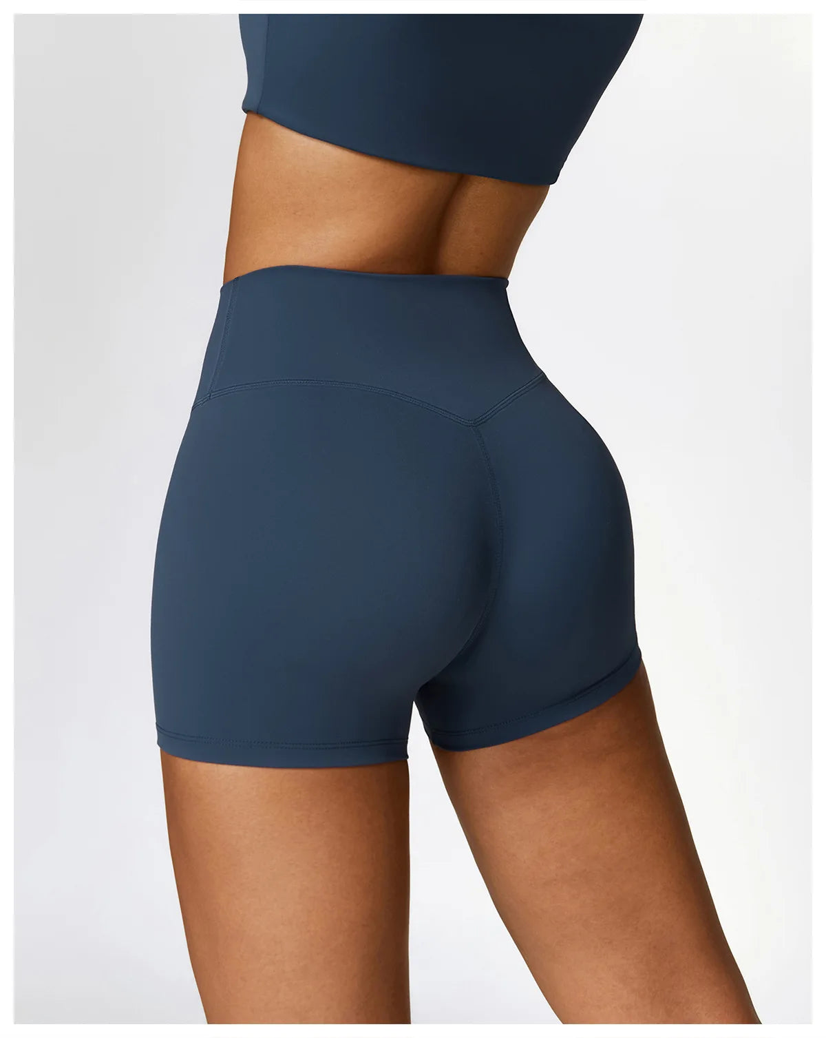 Seamless Crop Top & High-Waist Short Set