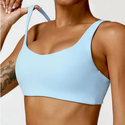 Women's Seamless High-Impact Push-Up Sports Bra