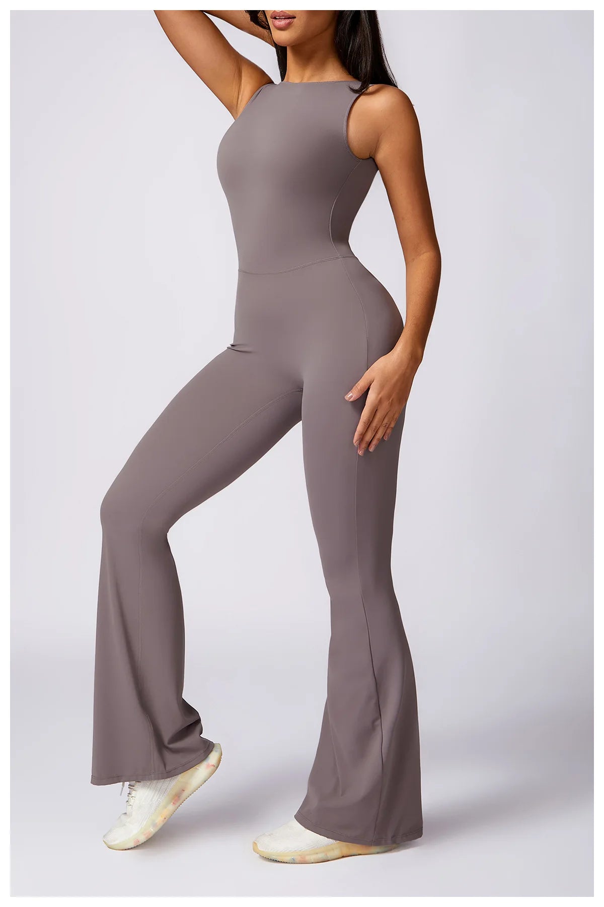 Women's Stretch V-Back Sports Jumpsuit