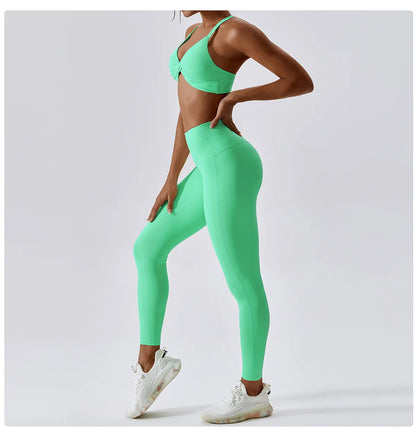 Women's Seamless High-Waist Workout Set