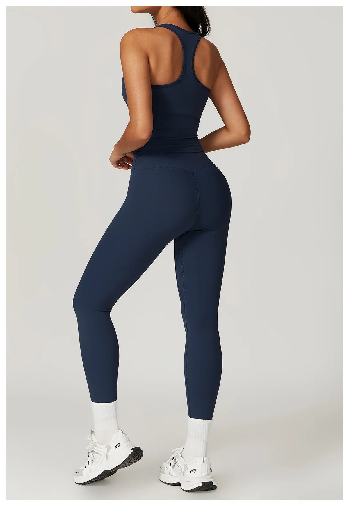 Push-Up Tank Top & High-Waist Leggings Set