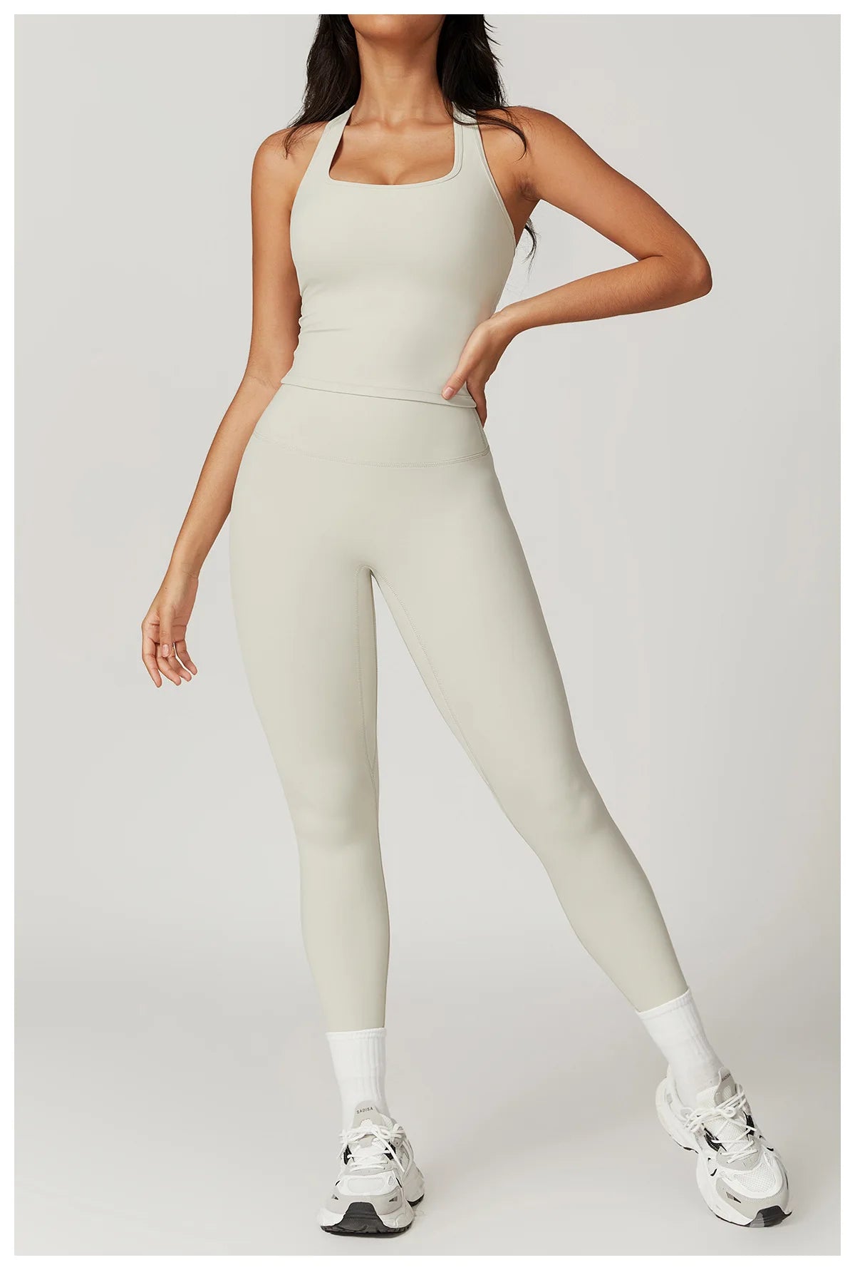 Push-Up Tank Top & High-Waist Leggings Set